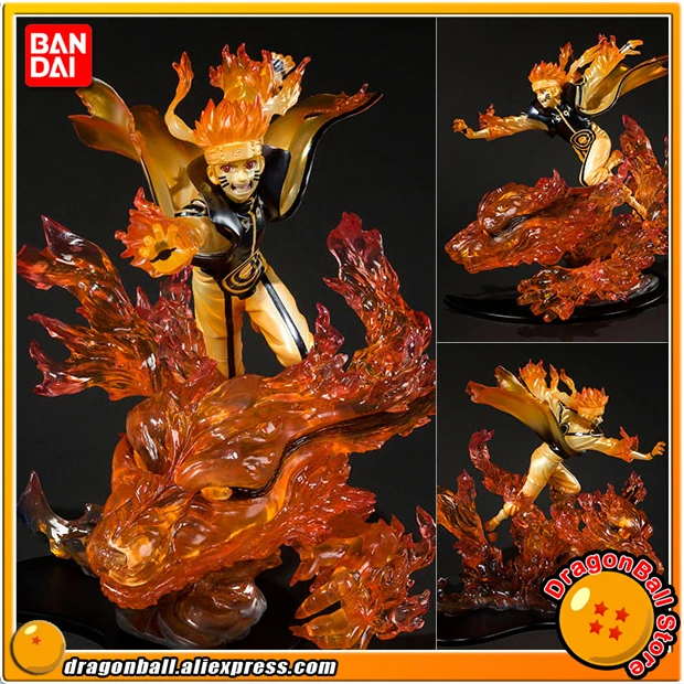

Japan Anime "NARUTO Shippuden" Original BANDAI SPIRITS Figuarts ZERO Collection Figure - Naruto Uzumaki -Kurama- Kizuna Relation