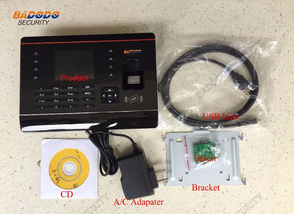 A-C061 цветной экран USB U диск TCP/IP система учёта времени отпечатка пальца карта времени рекордер сети присутствовать