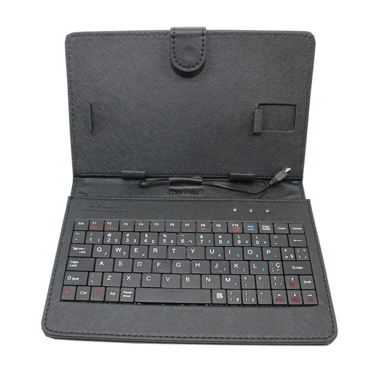 

Universal 9inch Tablet PC Keyboard Flip Stand Case Keyboard Holster Russian Hebrew