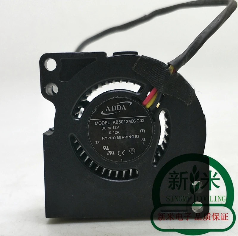 Новый ADDA 5020 5 см для проектора BENQ AB5012MX-C03 12V 0.12A Вентилятор охлаждения |