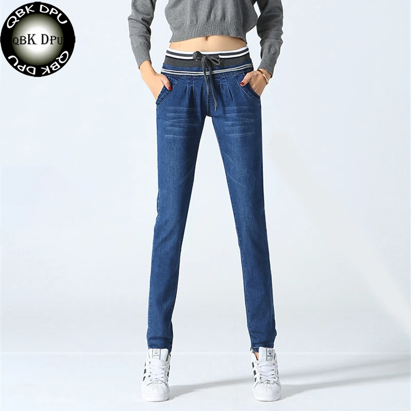 Big Size Women Jeans For Casual Sexy Low Rise Denim Pants