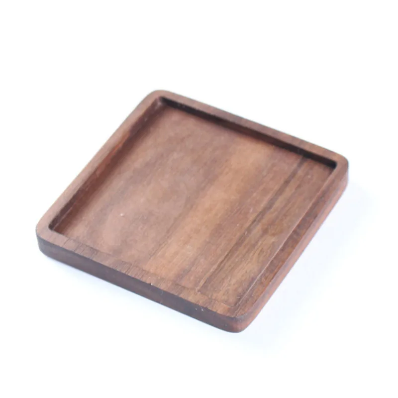

Hot Sale Wood Drink Coaster Tea Coffee Cup Mat Table Heat Resistant Round Drink Mats