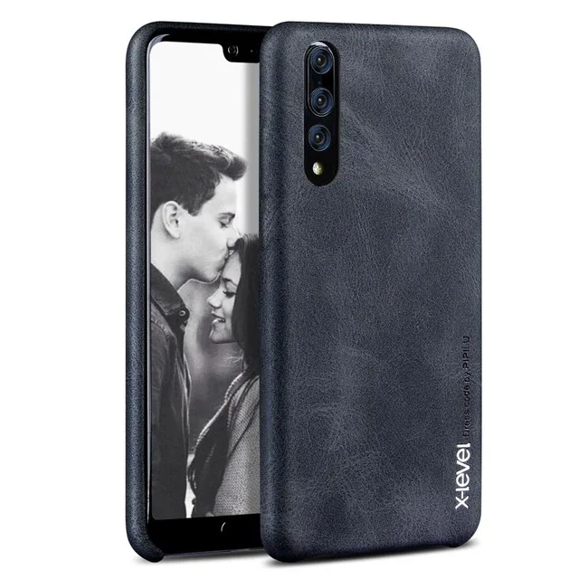 X Level Huawei P20 Pro Винтажный чехол из искусственной кожи для задняя крышка телефона