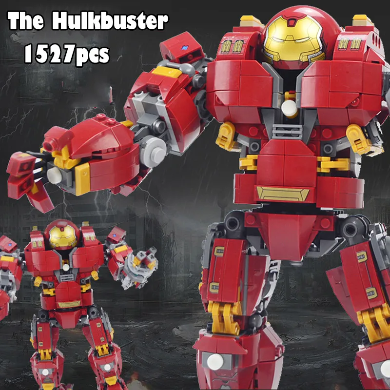 

Bela 10833 Marvel Super Heroes 76105 The Hulkbuster Ultron Edition Building Blocks 1527pcs Bricks Toys Compatible With