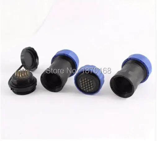 

SD28 28mm Male Female 24 Pin Waterproof Aviation Cable Connector 2Pcs IP68 3P 5P 7P 9P 12P 19P 24P