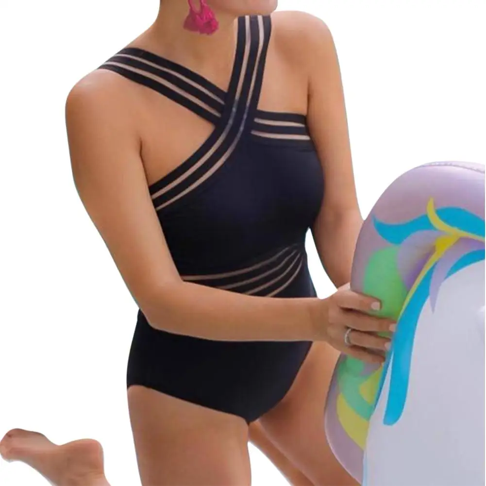 

HobbyLane Women Sexy Strappy One-piece Unique Swimming Suit