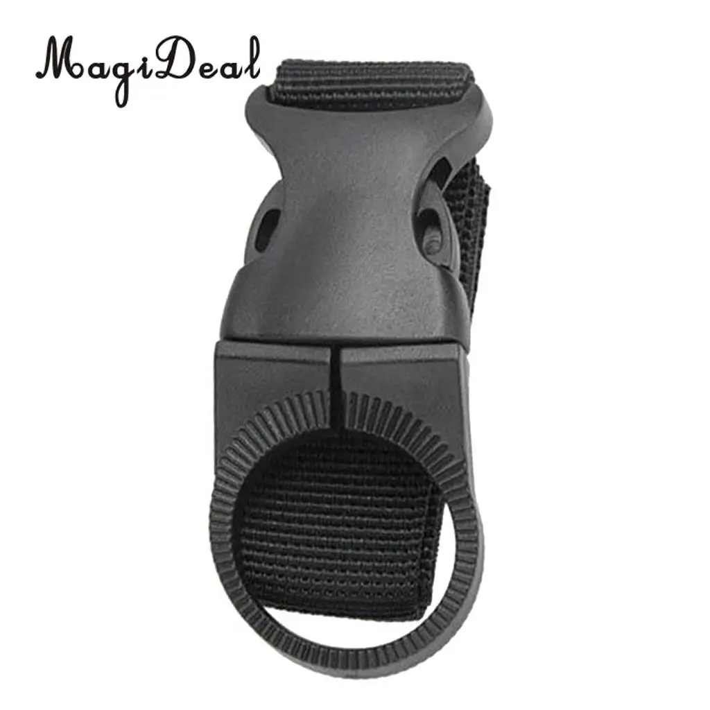 Nylon Molle Hanging Waist Belt Strap Webbing Buckle Clip Water Bottle Holder Hook for Men Women Outdoors