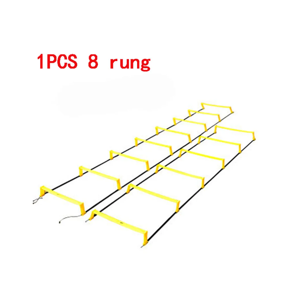 6/8/10/12 ранг футбол тренировочная лестница для Скорость двойного назначения многофункциональный ловкости препятствие энергетическая лестница Футбол учебного оборудования - Цвет: 8 Rung