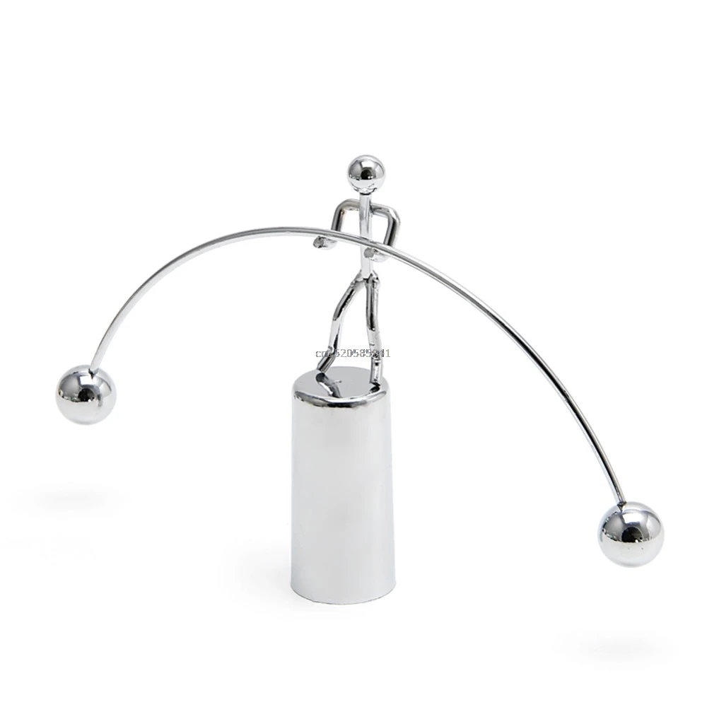

Kinetic Weightlifter Gadget Perpetual Motion Desk Art Toy Office Decoration
