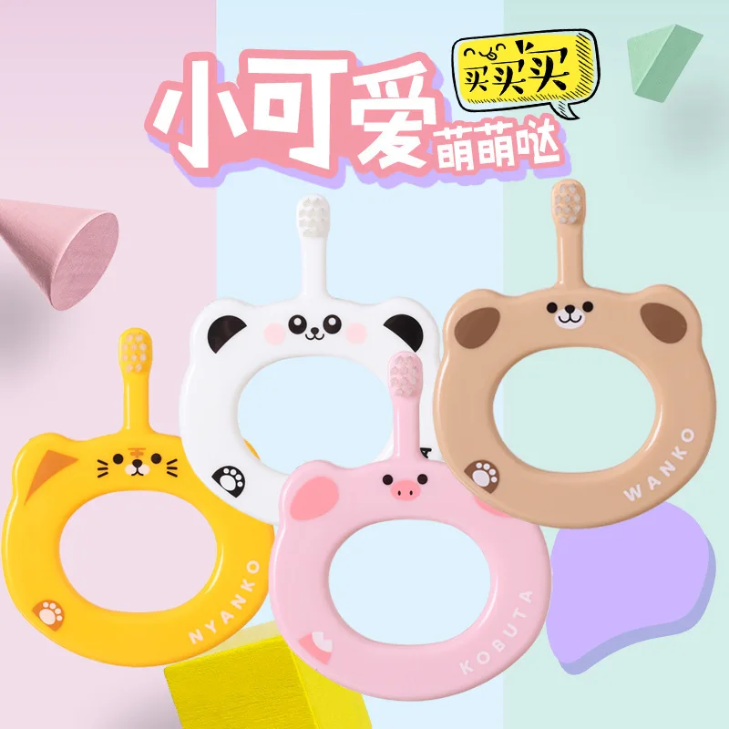 Children Cartoon Toothbrush Baby Soft Bristles Round Handle Toothbrush Kids Training Toothbrush for Baby Dental Oral Care Children Cartoon Toothbrush Baby Soft Bristles Round Handle Toothbrush Kids Training Toothbrush for Baby Dental Oral Care