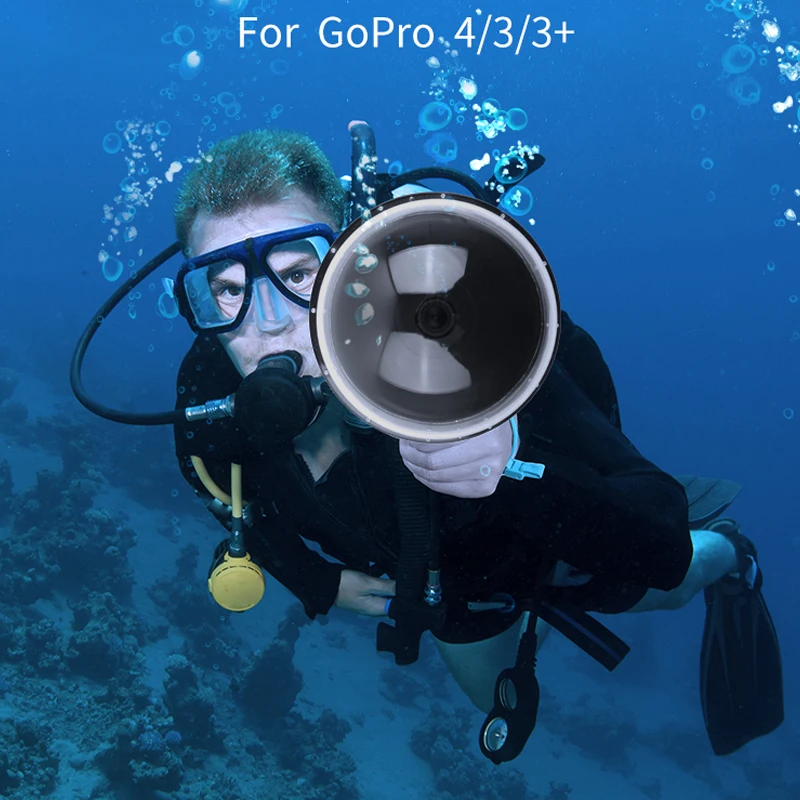Водонепроницаемая плавающая Крышка для объектива Gopro Hero 4 3 + экшн камеры 6