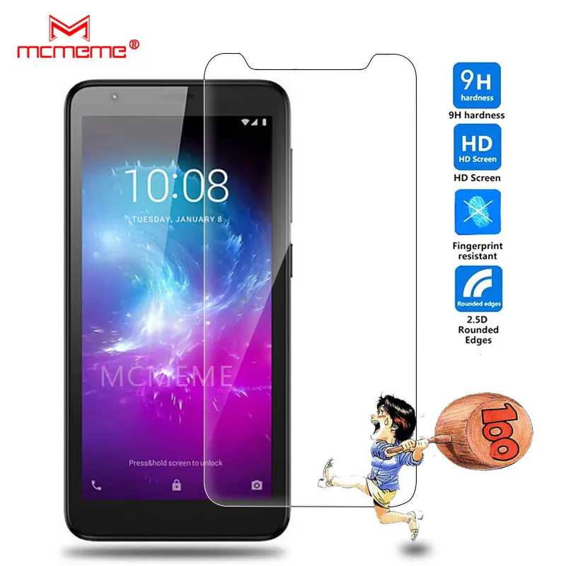 

for ZTE Blade A3 2019 Tempered Glass Protection Film Transparent Screen Protector Phone Glass for ZTE Blade L8 A 3 A3 2019