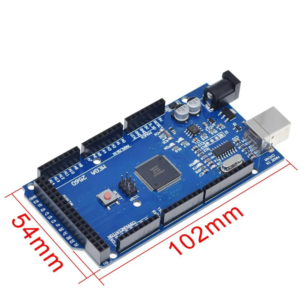 USB плата ShengYang MEGA 2560 R3 (ATmega2560 16AU CH340G) AVR + кабель (ATMEGA2560) для arduino MEGA2560 1
