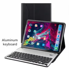 Ultra Slim Smart Cover Protective bluetooth keyboard Case For new ipad pro 11 inch 2018 Metal keyboard case leather skin