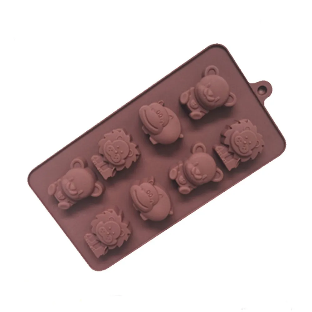 

3D Silicone Chocolate Mold Candy Cookie Baking Fondant Mold Cake Decoration Tool Animal Silicone Chocolate Cake Mould #R5