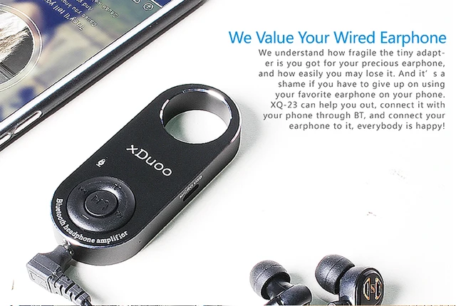 XDUOO XQ-23 High Performance Bluetooth Portable WM8955 DAC Headphone Amplifier Power Amplifier Cable Changing For Phone