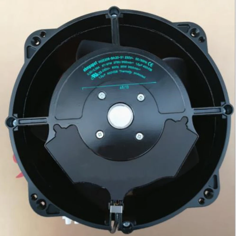 W2E208 BA20 01 новый оригинальный ebmpapst осевой вентилятор AC230V 67/87W 50/60Hz 3100rpm охлаждающий