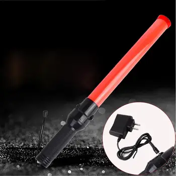 

Safety Road Police Traffic Wand Control Stick LED Light Signal Warning Supplies Glow Party Supplies Orange Red Glow Stick