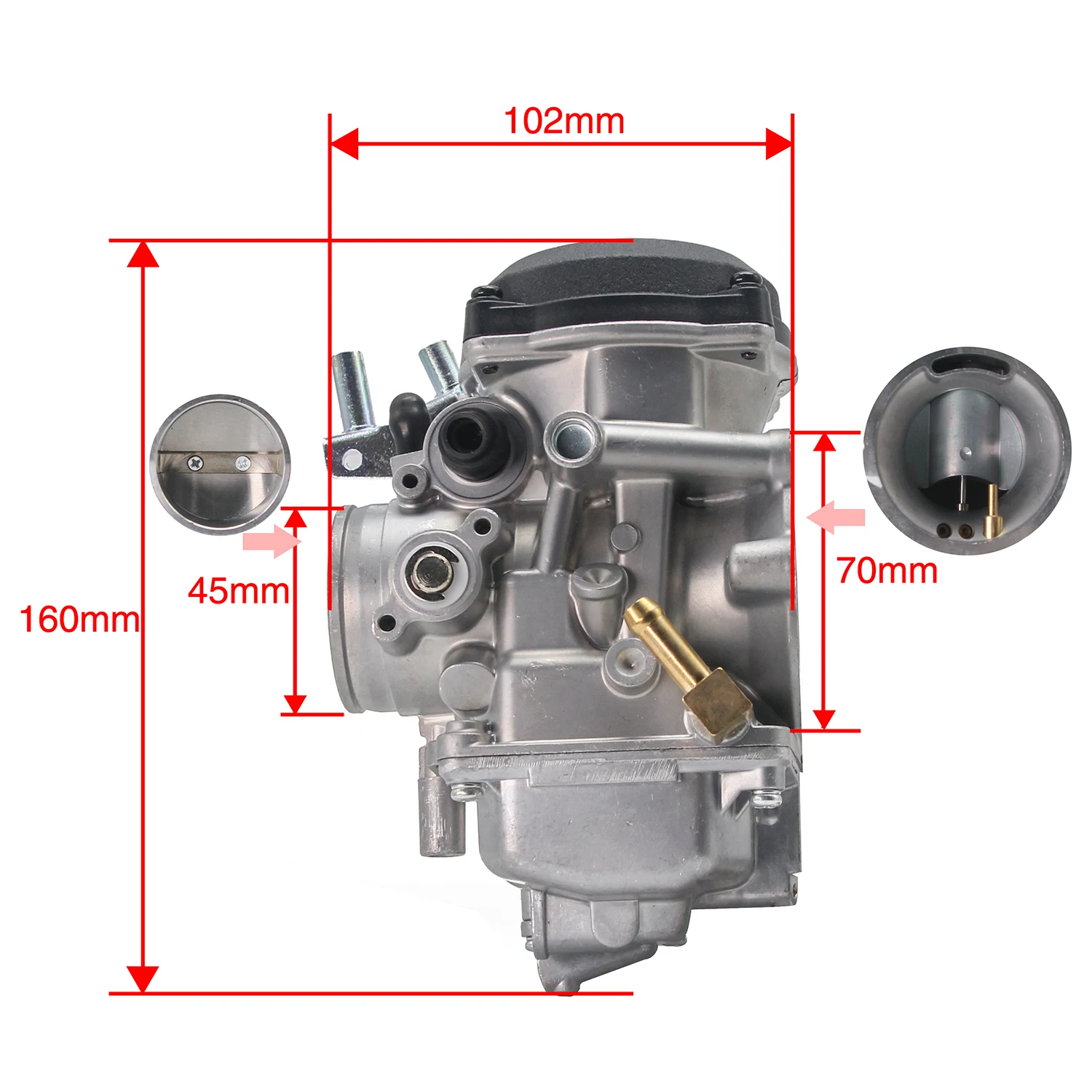 ZS гоночный двигатель мотоцикла Carb CV40 с высокой производительностью Keihin 40 мм
