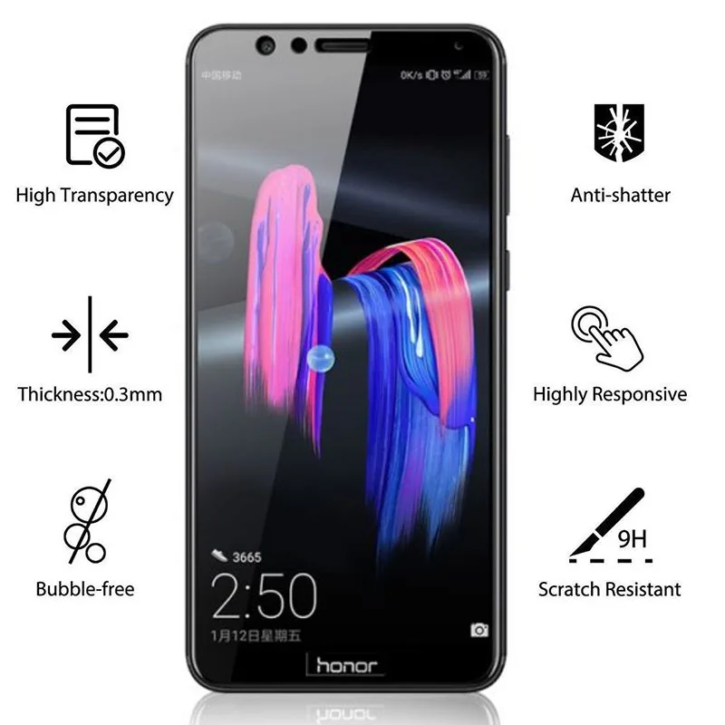 3D защитный Стекло для huawei Y3 Y5 Prime Стекло Y6 Y7 Prime закалённое защитное стекло на Y 3, 5, 6, 7, 9, 3y 5y 6y 7y 9y Экран протектор