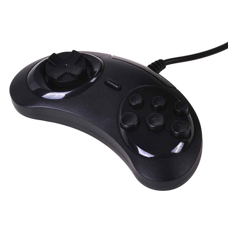 Проводной игровой контроллер геймпад амортизирующий джойстик для USB SEGA