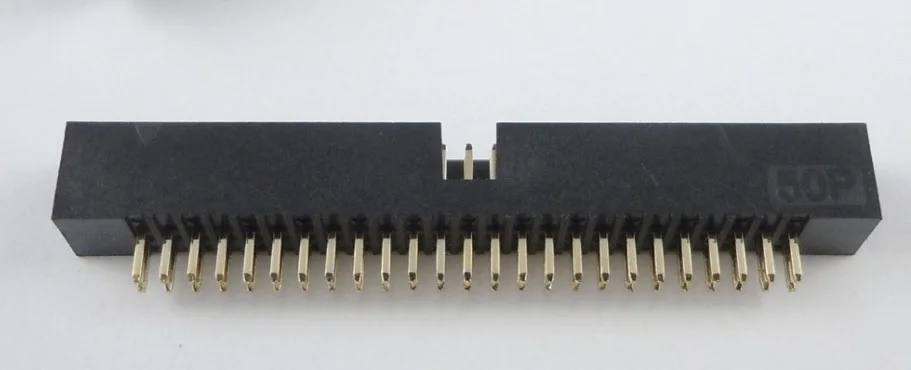 50 шт. 1 27 мм x заголовок коробки 2x25 Pin Двухрядное сквозное отверстие DIP Тип Прямой