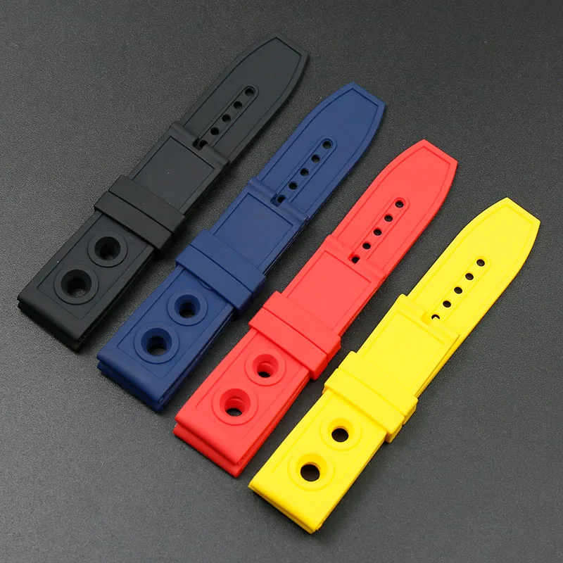 

Silicone strap for breitling Avengers Rubber strap Waterproof and sweatproof Soft and comfortable