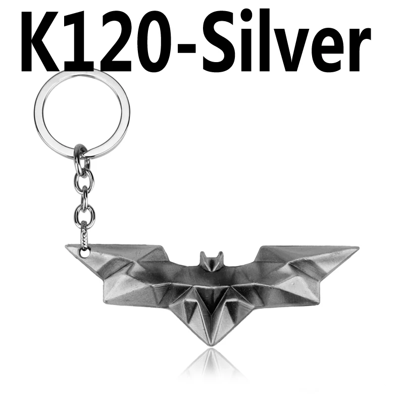Горячая DC фильм серии брелок с Бэтменом Мода Супермен флэш человек Аквамен автомобильный брелок ювелирные изделия подарок - Цвет: silver