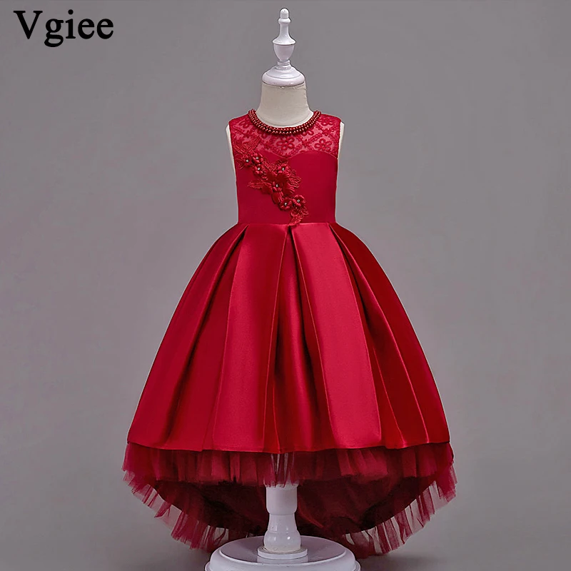 

Vgiee Baby Girl Christmas Dress Girls Dresses Knee-Length Cute Flowers Princess Dress Christmas Dress For Baby Girls CC014