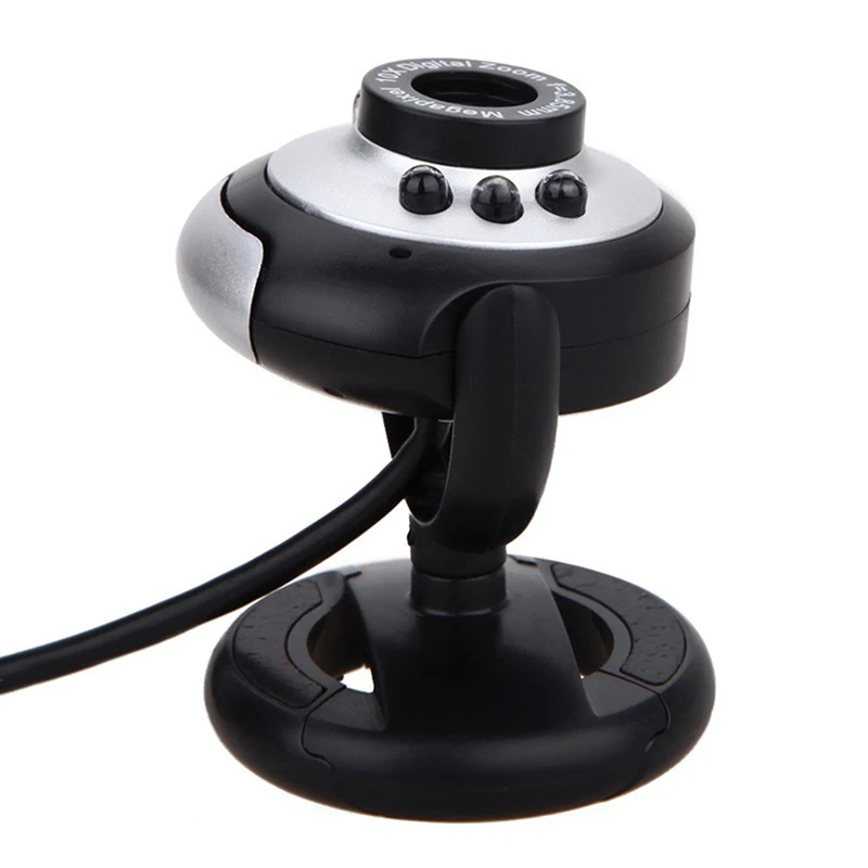 360 градусов веб-usb-веб-камера COMS 12 мегапикселей светодиодный Высокое разрешение Камера веб-камера с микрофоном Clip-on для ПК компьютер Skype