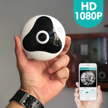 SDETER 1080P 720P IP Camera Wifi Panoramic Fisheye 360 Degree Home Security Network CCTV Camera Video