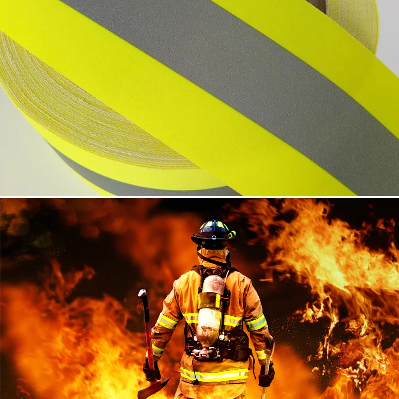 5cmx10m Reflective Flame Retardatn Tape with Yellow Silver and 100% Cotton Backing for Glove Free shipping 5cmx10m Reflective Flame Retardatn Tape with Yellow Silver and 100% Cotton Backing for Glove Free shipping
