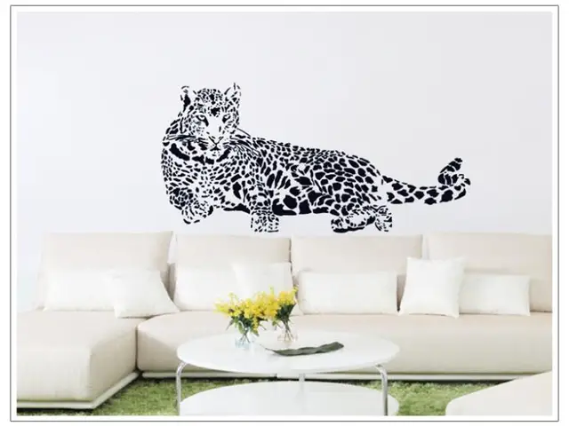 Jungle Wild Leopard Cheetah Wall Decals Removable Stickers Jungle Wild Leopard Cheetah Wall Decals Removable Stickers 9029 Car Living Room Home
