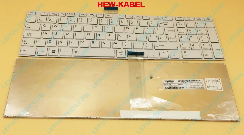 Великобритании клавиатура для Toshiba satellite L850 L855 C850 C855D C850D C855 C870 C870D C875 C875D L875 L875D белый с рамкой