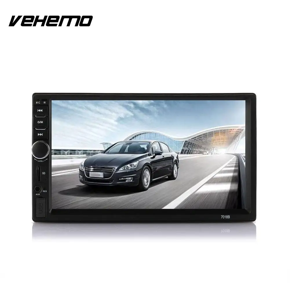 

VEHEMO Car MP5 Player Bluetooth Touch Screen 7Inch HD 7018B Without Camera Reverse Monitor Hands-Free FM Radio