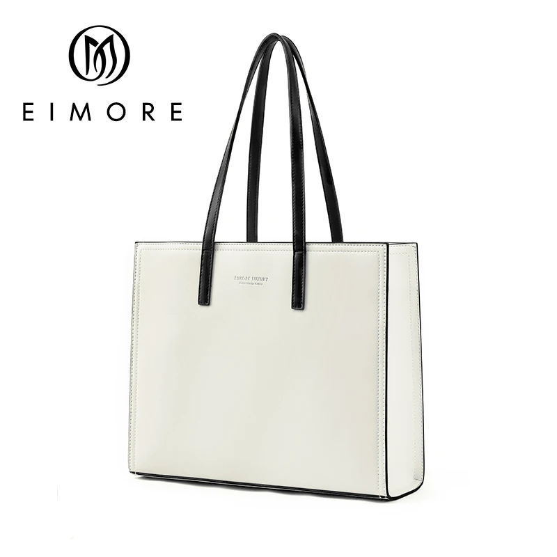 EIMORE Large Capacity Handbags Women Genuine Leather Big Totes Bucket Bag Female Shoulder Bag Simple Ladies Luxury Brand Bag EIMORE Large Capacity Handbags Women Genuine Leather Big Totes Bucket Bag Female Shoulder Bag Simple Ladies Luxury Brand Bag