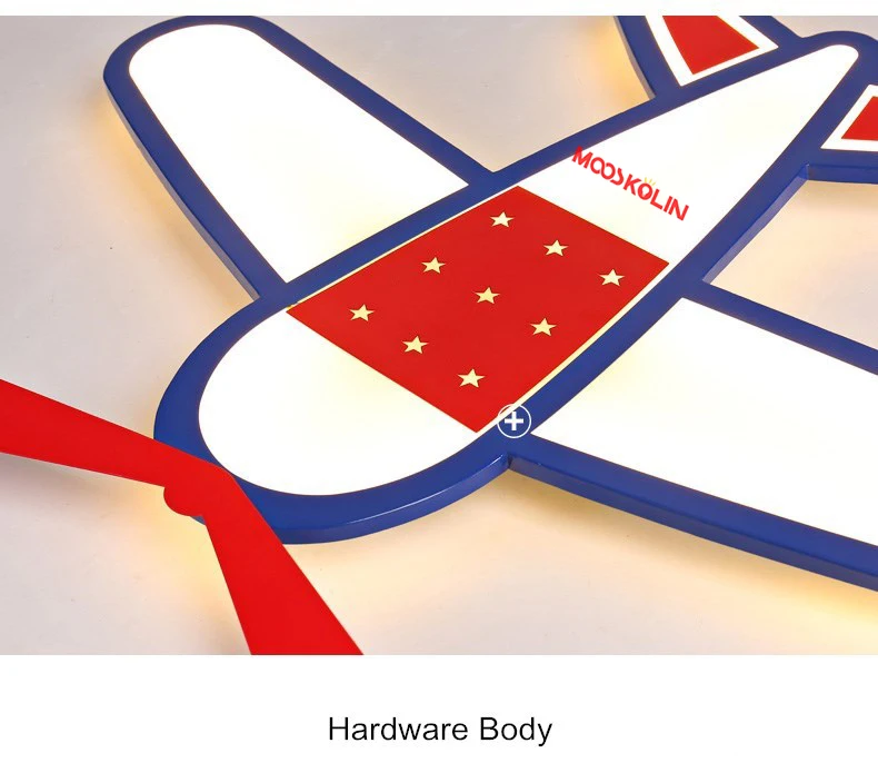 Мультяшный самолет, светодиодные потолочные светильники, современный детский потолочный светильник для детской комнаты, спальни, домашнего внутреннего освещения, декоративный светильник