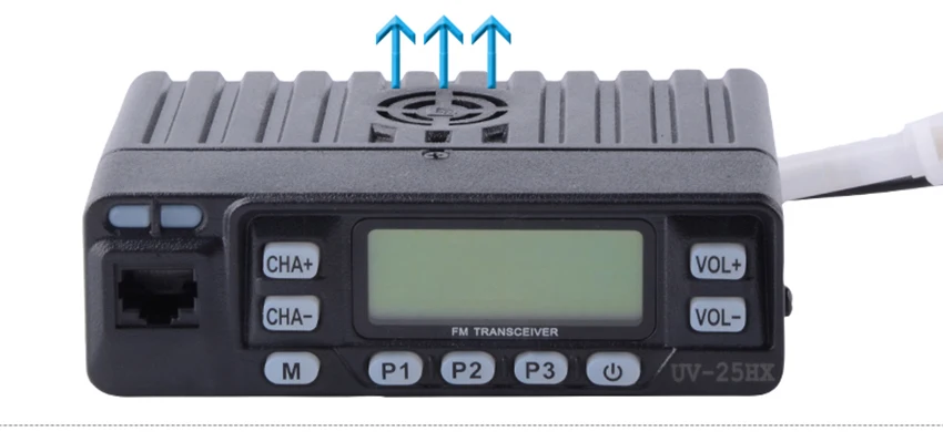 LeiXen UV25HX 25 Вт Мобильная радиостанция, радиоприемник, HF трансивер, VHF UHF, четырехдиапазонная Автомобильная радиостанция CB, рация для дальнобойщиков