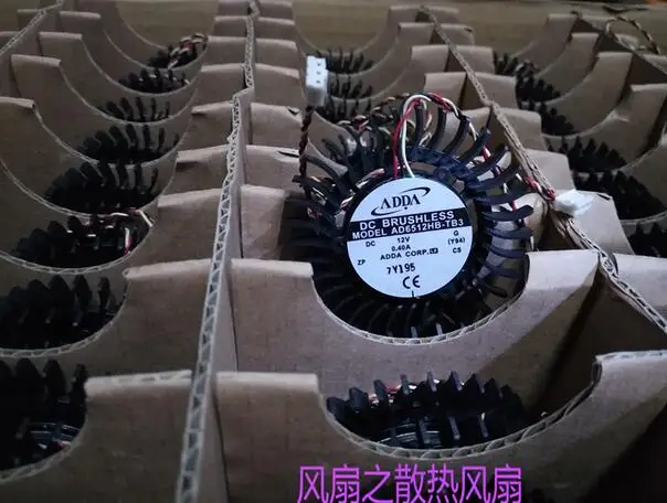 ADDA SAPPHIRE AD6512HB-TB3 DC 12V 0.40A 3-линейный Графический охлаждающий вентилятор | Компьютеры