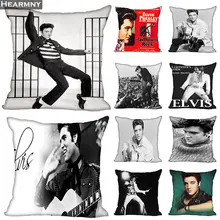 New Arrival Elvis Presley Pillow Cover Bedroom Home Office Decorative Pillowcase Square Zipper Pillow cases Satin