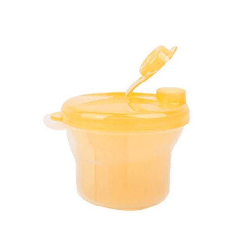 3 слоя портативный молочный порошок формула диспенсер контейнер для еды Младенческая красивая коробка для хранения для детей Кормление малыша путешествия бутылка - Цвет: Yellow