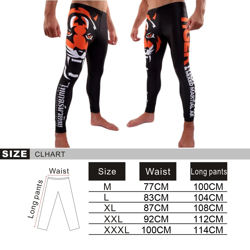 SUOTF ММА Бокс тигр голова тигра шаблон хлопок властная Спорт Фитнес Тренировочные