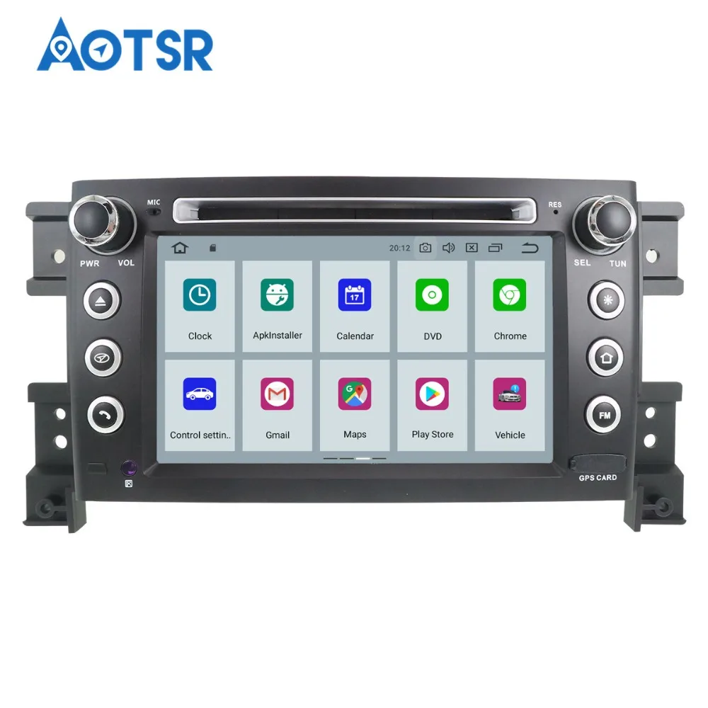 Автомобильный мультимедийный DVD плеер 2 din Android 9 0 4 + 32 ГБ для Suzuki Grand Vitara 2005 2012 GPS