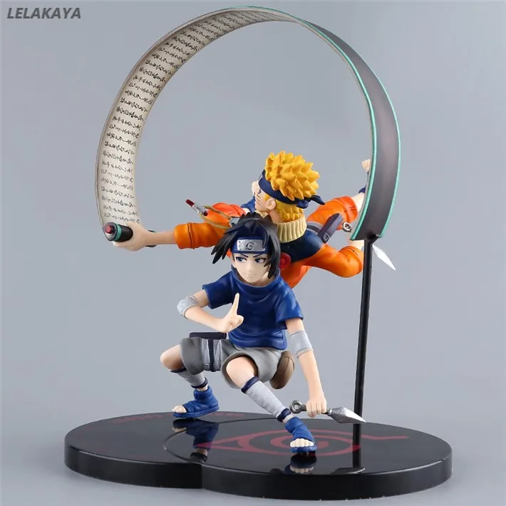 

15cm GEM Series Remix NARUTO Uchiha Sasuke Uzumaki Naruto Sasuke Hokage Non Scale Painted Figure Model Anime Action Figure Doll