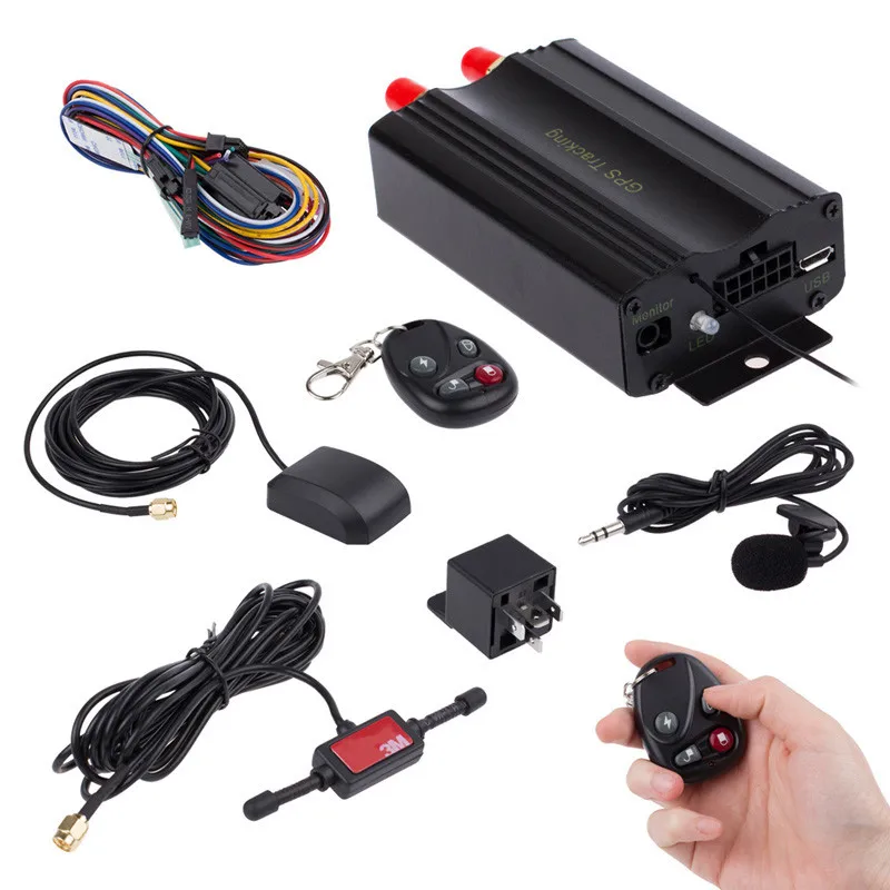  Franchise Realtime Auto GPS SMS GPRS Tracker Echtzeit Tracking Gerät Syatem Remote TK103B Locator W
