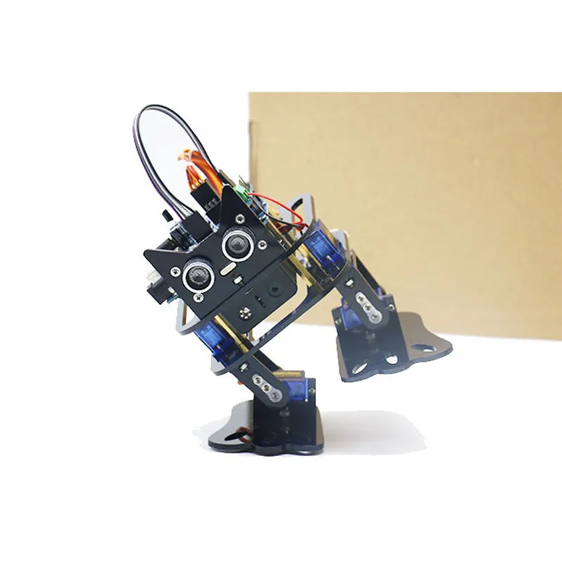 LOBOT DIY 4DOF Walking RC Robot Mixly Graphical Programming bluetooth Control Smart Mini Robot Toy Kid Gifts