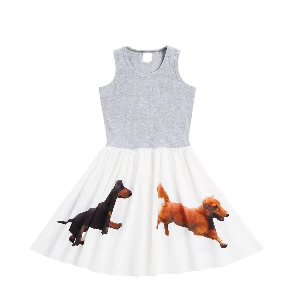 Birthday Dress For Girl Summer Simple Vest Costume Kids Teenage Girls Clothing Dresses 12 Year Olds Beautiful | Детская одежда и
