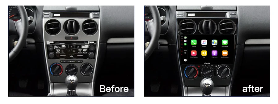 installation before and after 
