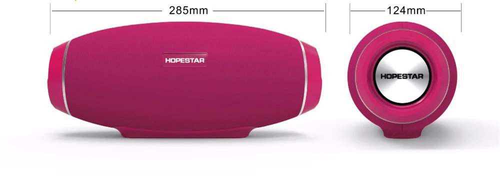 HOPESTAR Bluetooth динамик супер бас беспроводной динамик сабвуфер динамик s Высококачественный для регби Форма для телефона планшет компьютер