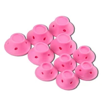 10 шт. гриб прическа Ролик Diy силиконовые для женщин спящий колокольчик бигуди для девочек красота стиль макияж инструменты